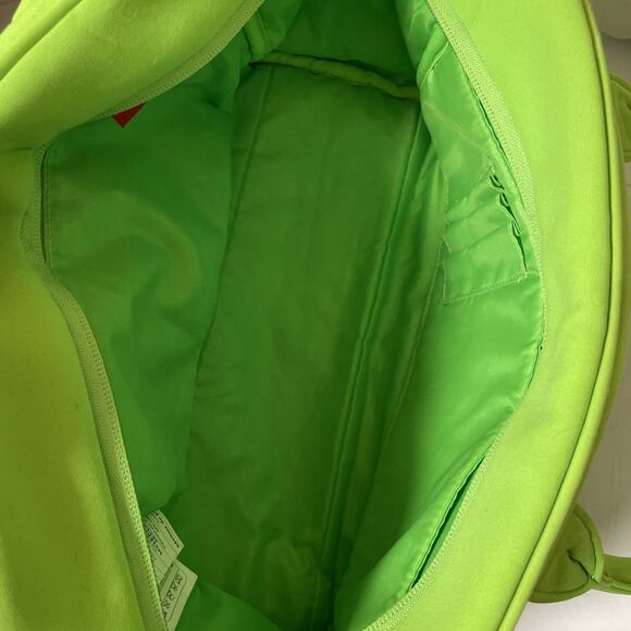 Vintage Puma Oversize Hand Bag Green Neon Polyester Neoprene Y2K - Picture 8 of 14